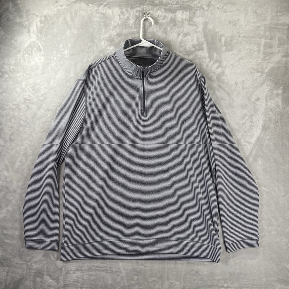 Onward Reserve Shirt men's XXL Performance 1/4 Zip Pullover Striped Outdoor 2XL - Picture 1 of 12